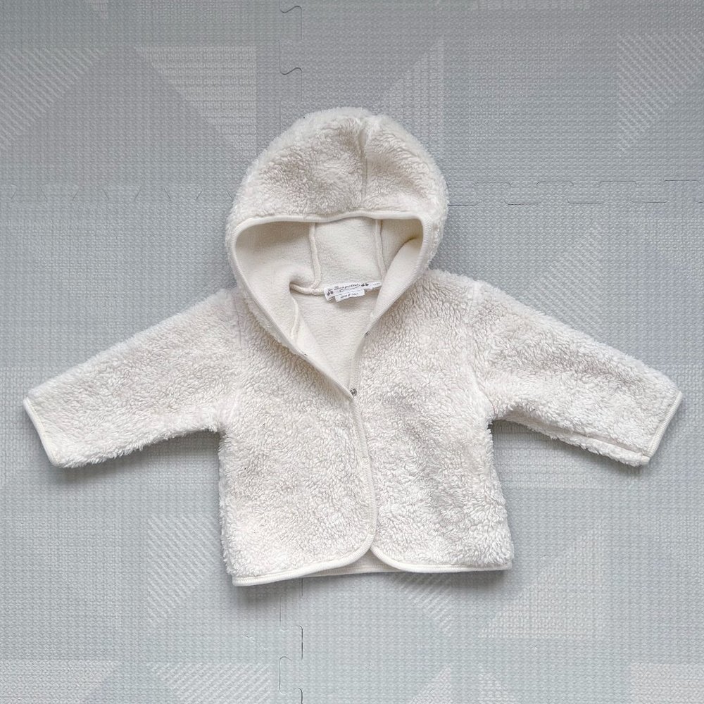 BONPOINT Baby Costa faux shearling jacket Sz 12 Months